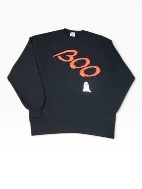 Vintage Jerzees BOO Ghost Halloween Sweatshirt